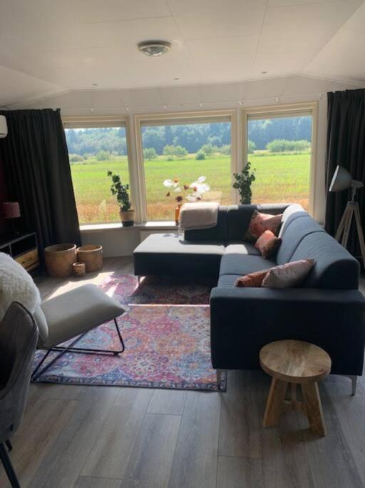 Luxe Chalet Met Uniek Vrij Uitzicht Op Rustig Park In Papenvoort Drenthe Buitenkant foto